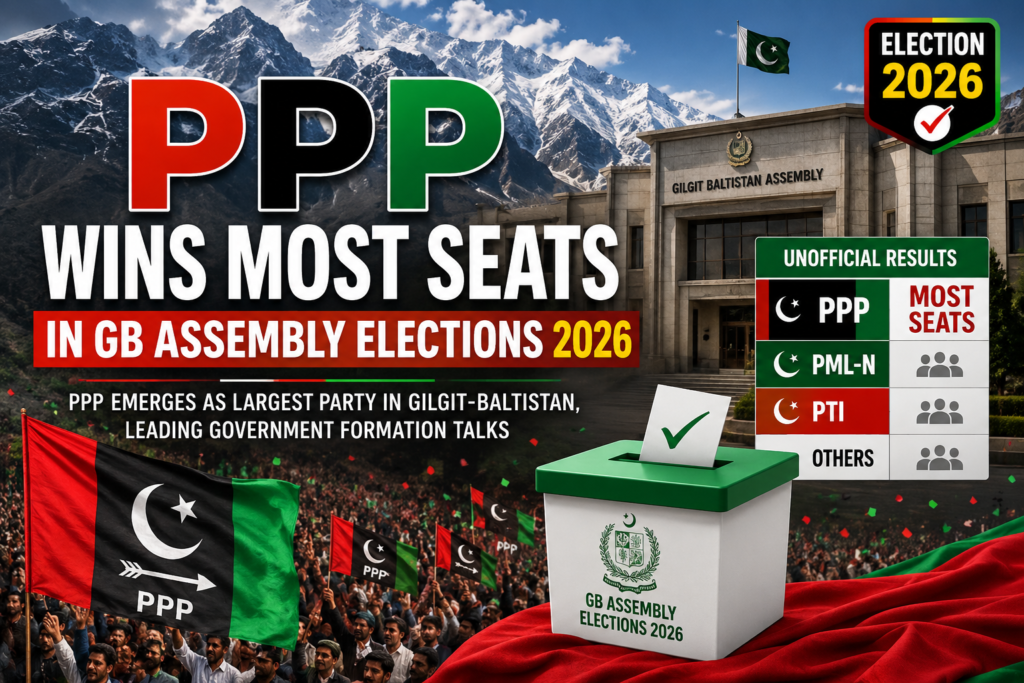 PPP Wins Most Seats in GB Assembly Elections 2026 ppp