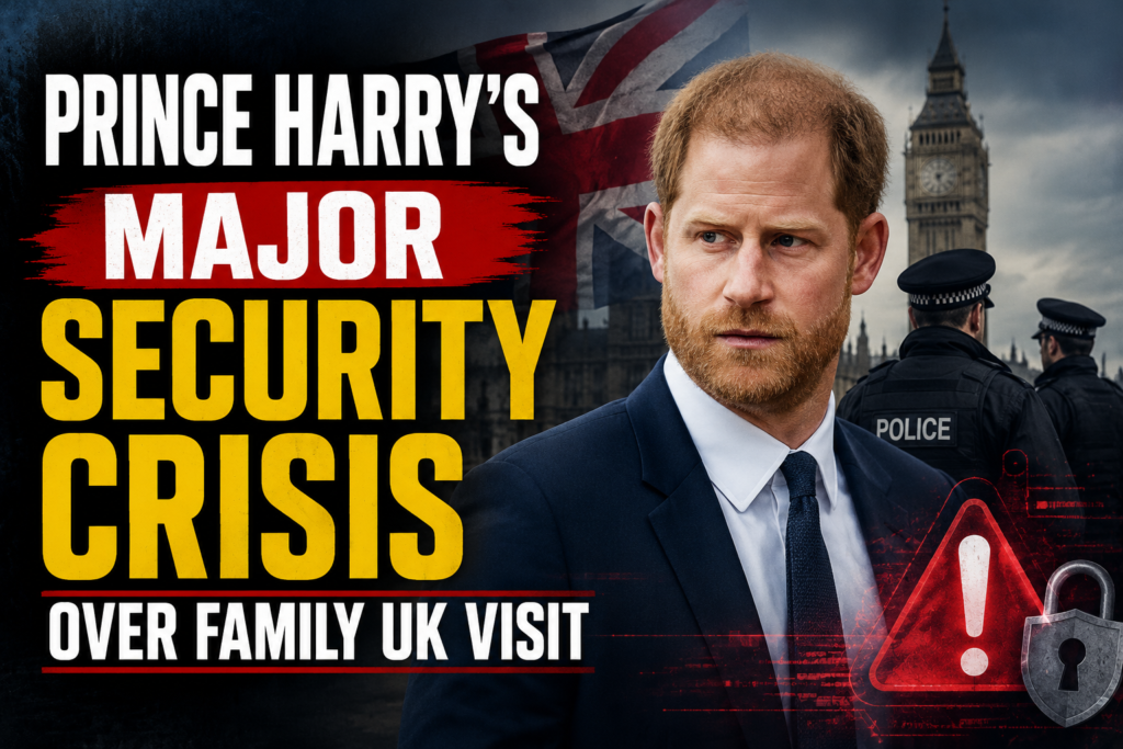 Prince Harry’s Major Security Crisis Over Family UK Visit Prince Harry's Major Security Crisis Over Family UK Visit