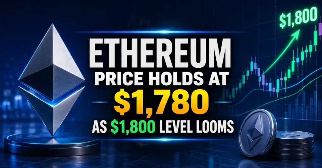 Ethereum Price Holds at $1,780 as $1,800 Level Looms Ethereum Price Holds at $1,780 as $1,800 Level Looms