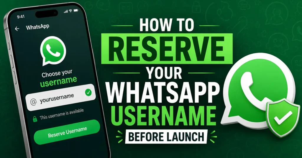 WhatsApp Username 2026: How to Reserve Yours Now